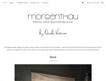 Tablet Screenshot of morgenthau.de
